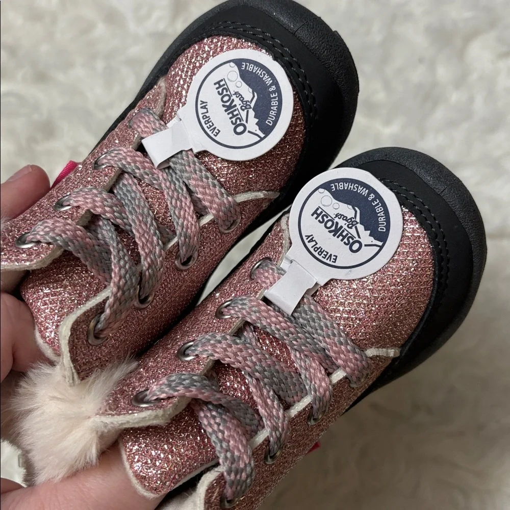 NWT Osh Kosh B’Gosh Pink Ramira Toddler Size 4 Boots